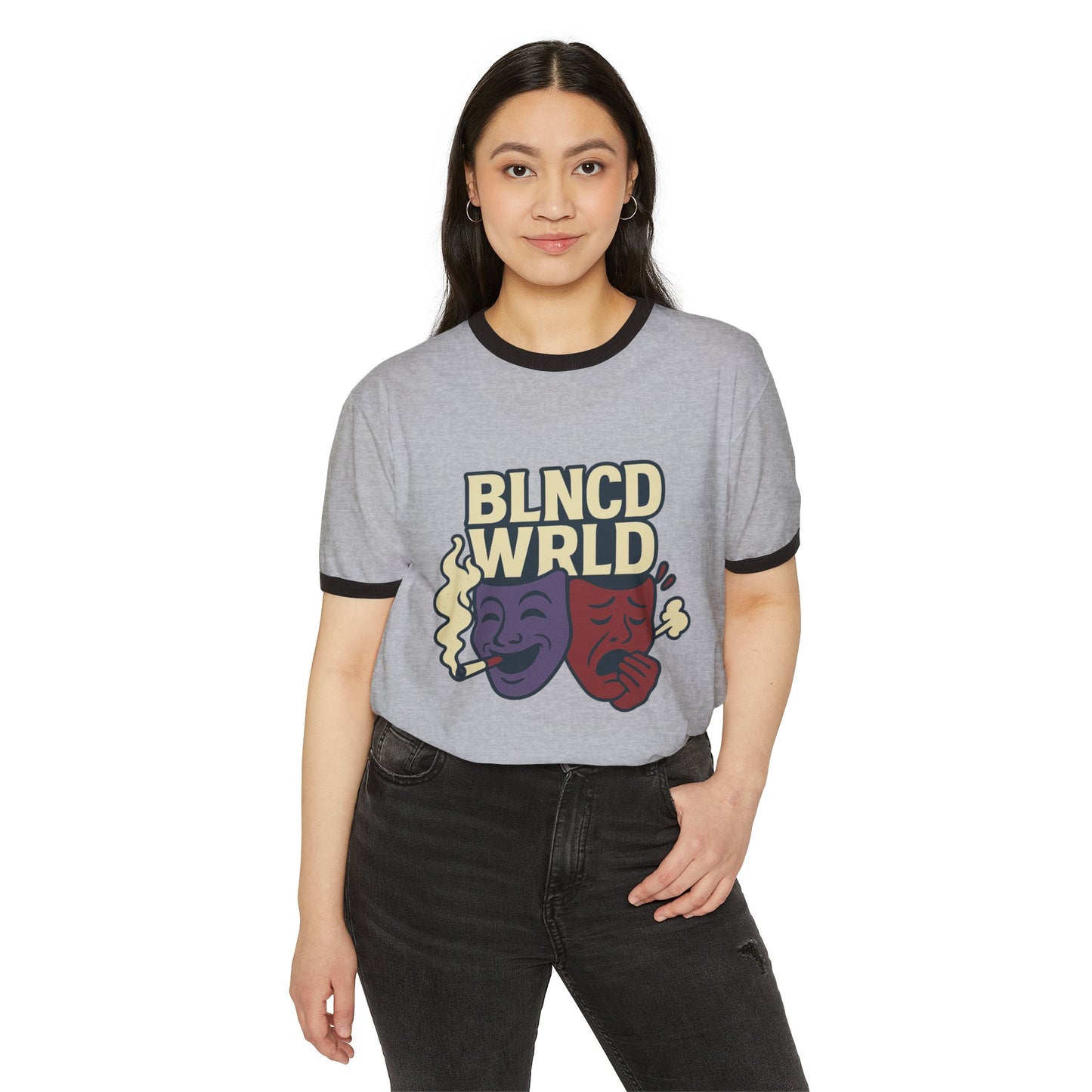 BLNCD WRLD Spectrum Ringer T-Shirt