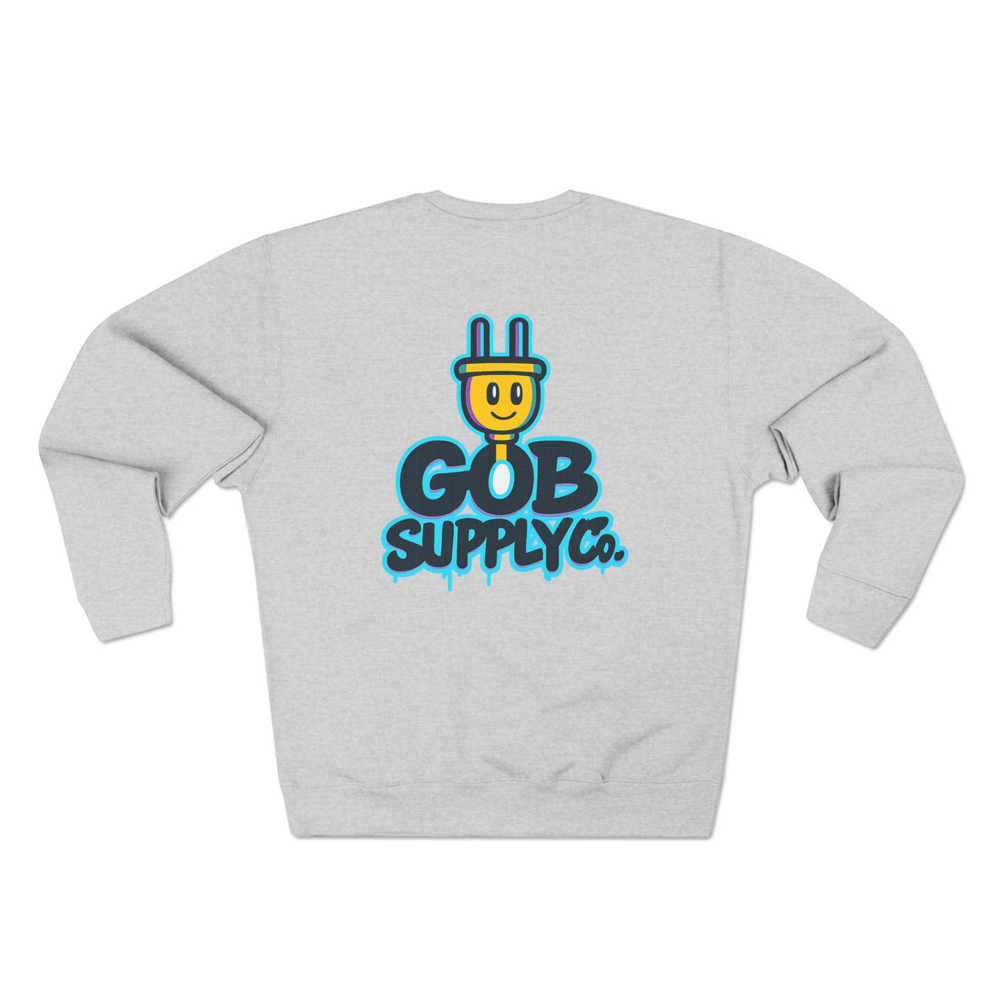 Unisex Sweatshirt GOB Supply CO Plug Tee Design