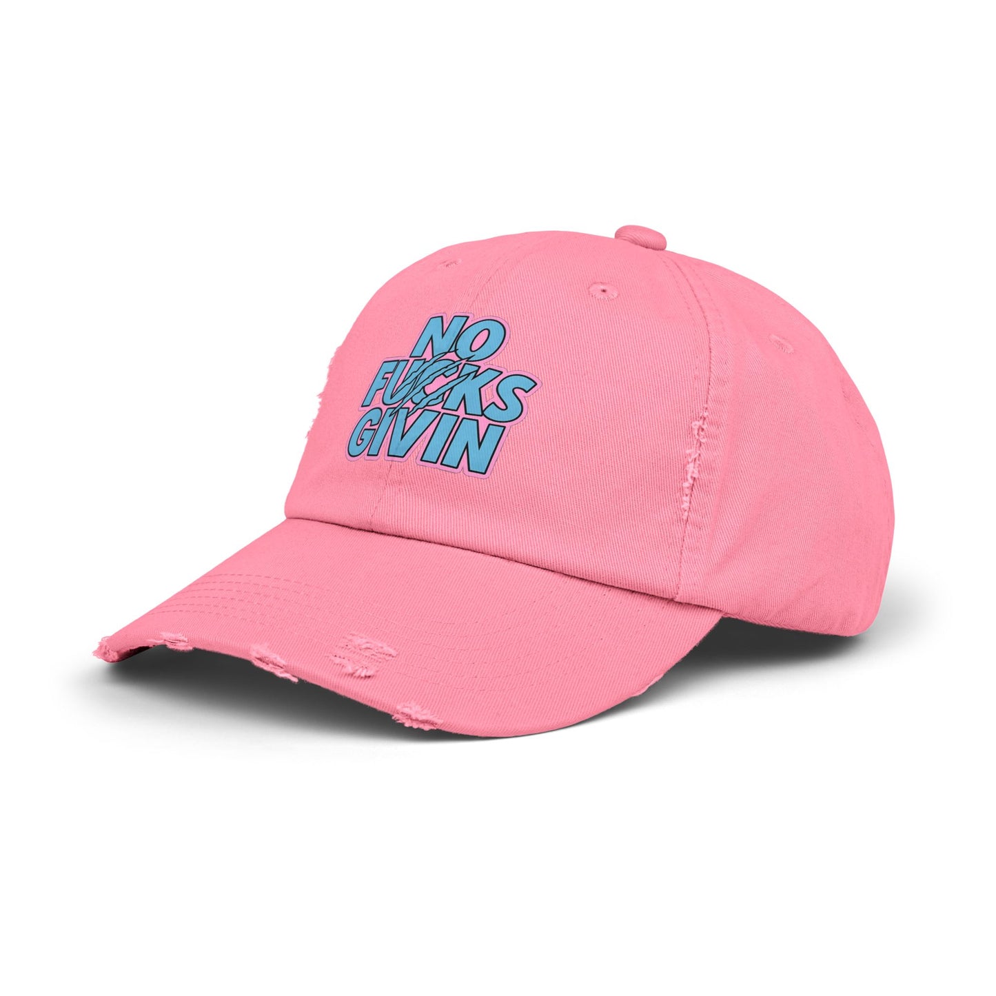 Distressed Cap - Grease that Give No Fucks