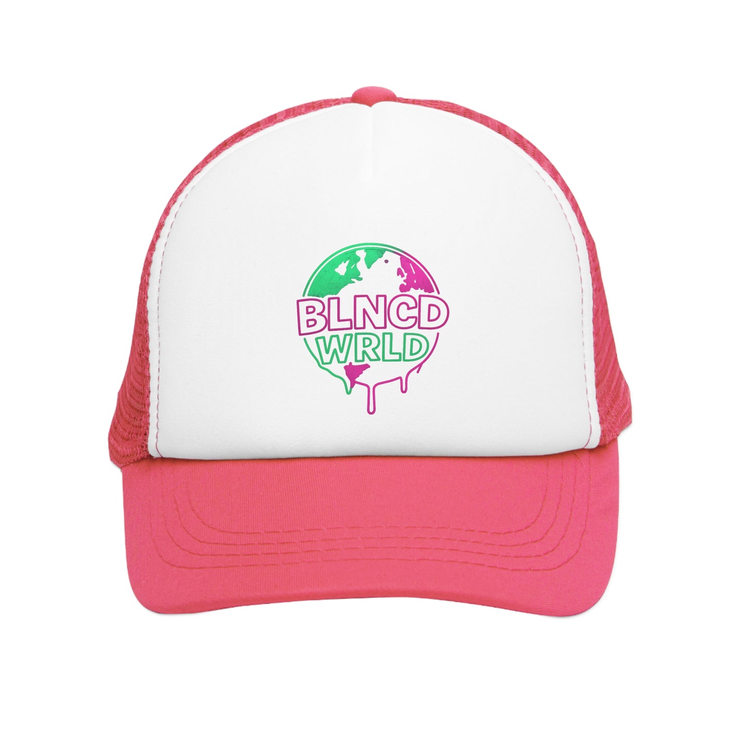 BLNCD WRLD  Mesh Cap for Outdoor Adventures, Adjustable Trucker Hat, Casual Summer Accessory, Perfect Gift for Nature Lovers