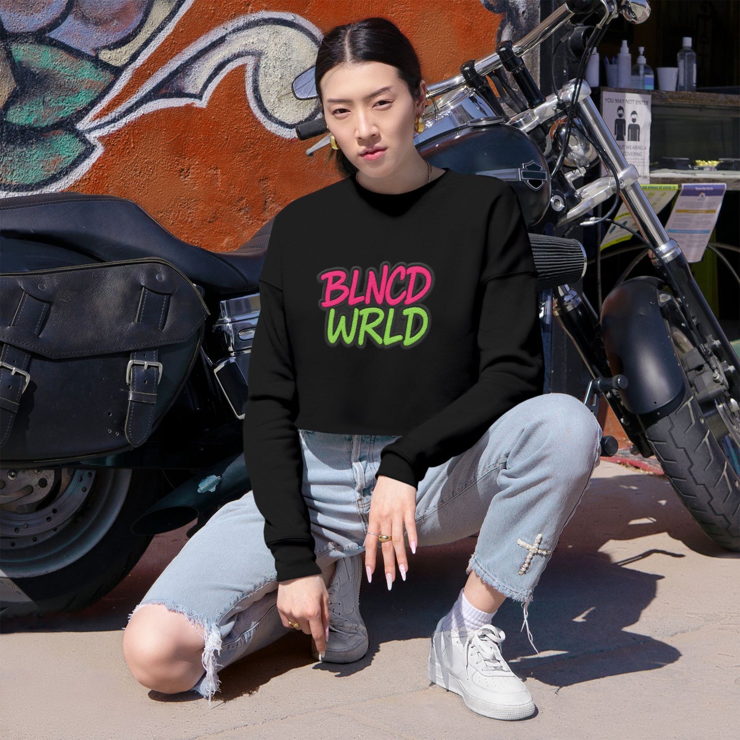 BLNCD Queen’s  Cropped Sweatshirt