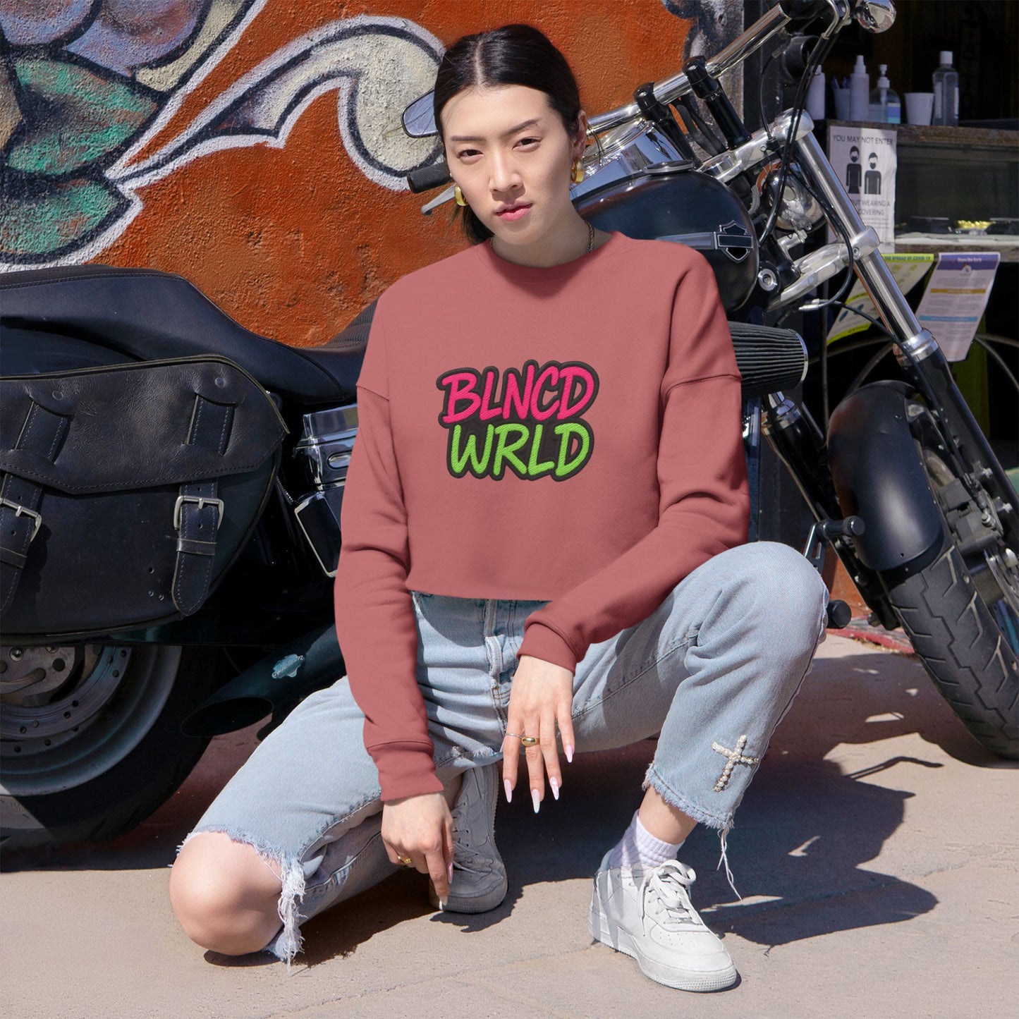 BLNCD Queen’s  Cropped Sweatshirt