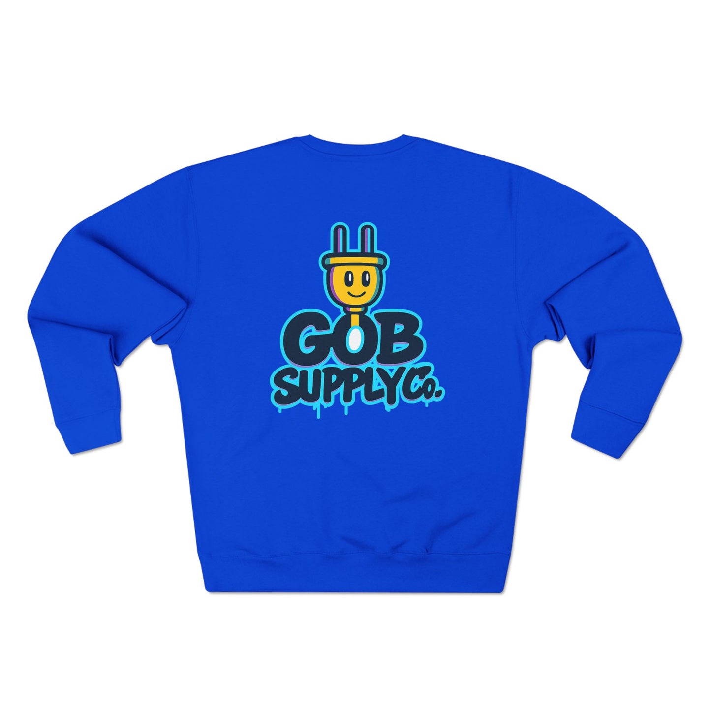 Unisex Sweatshirt GOB Supply CO Plug Tee Design