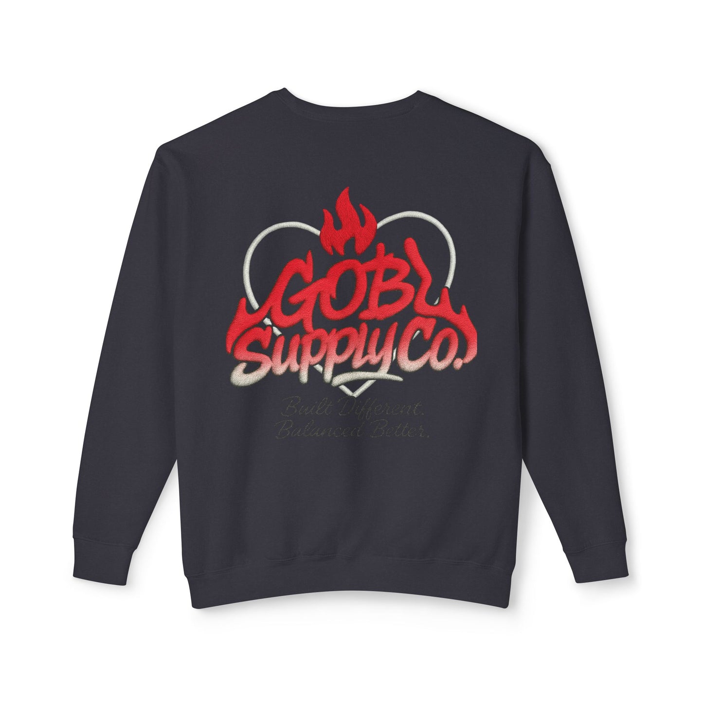 Moore Balanced  Crewneck Sweatshirt with Bold Graphic Design, Cozy Sweatshirt for Everyday Style, Gift for Friends, Group Events, [...]