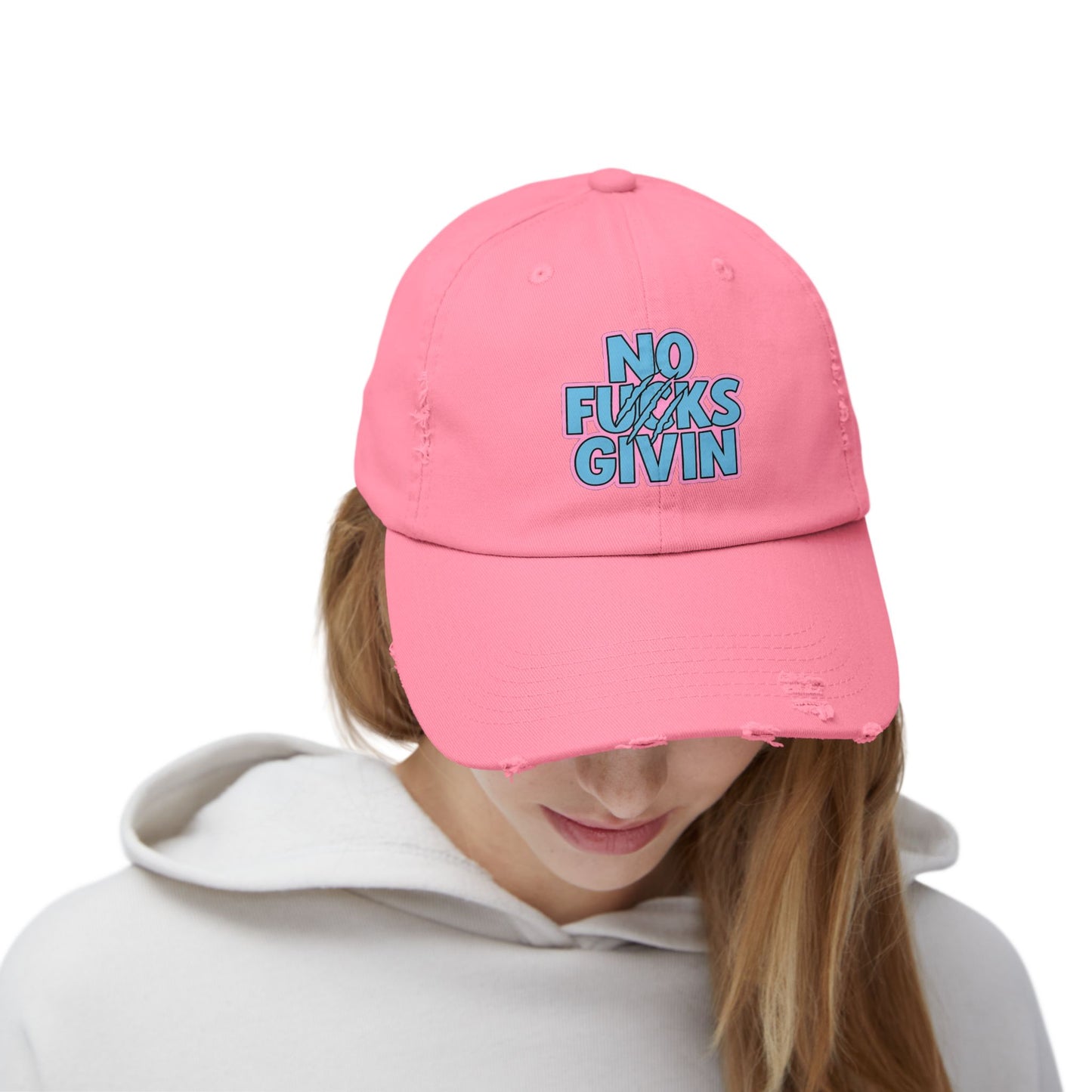 Distressed Cap - Grease that Give No Fucks