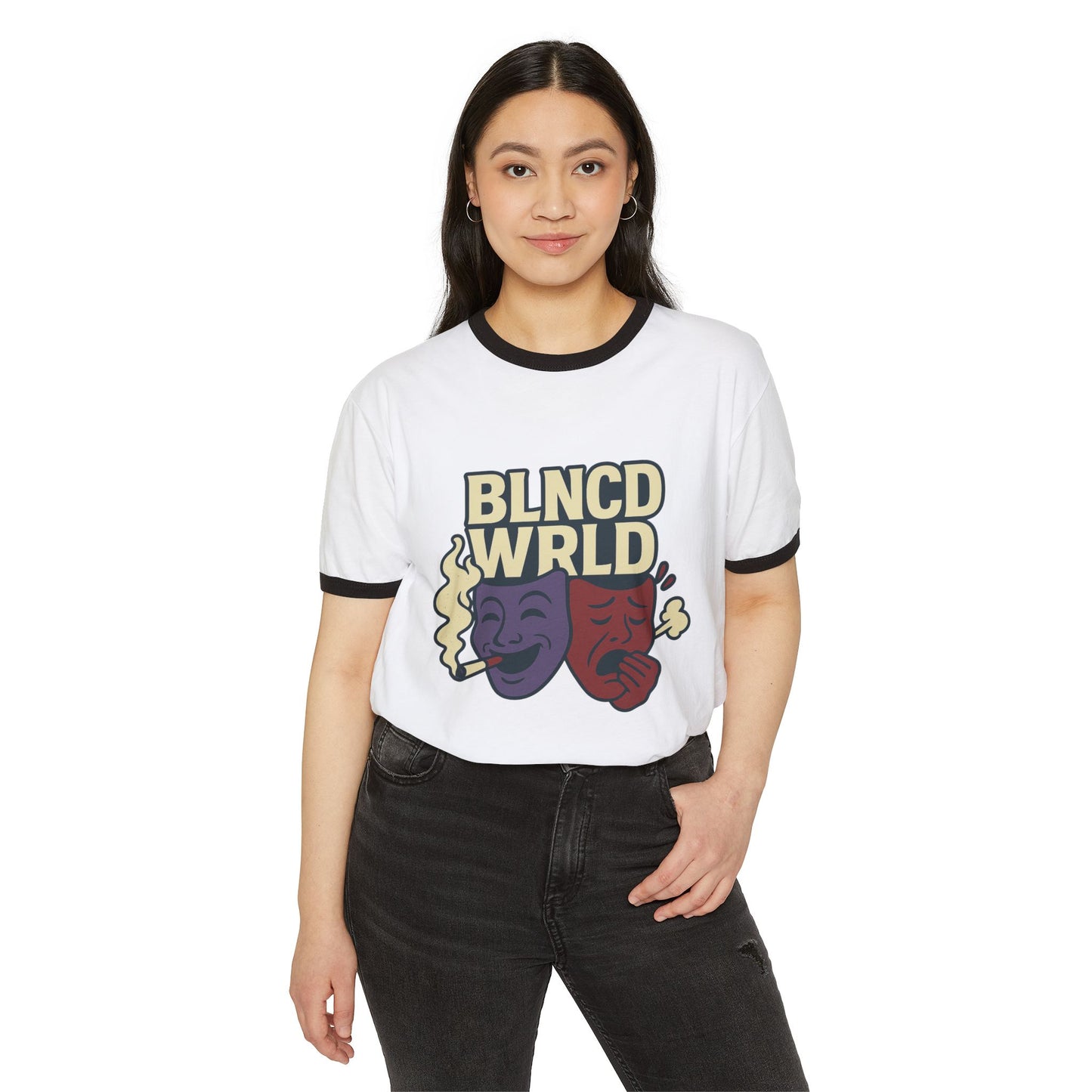 BLNCD WRLD Spectrum Ringer T-Shirt