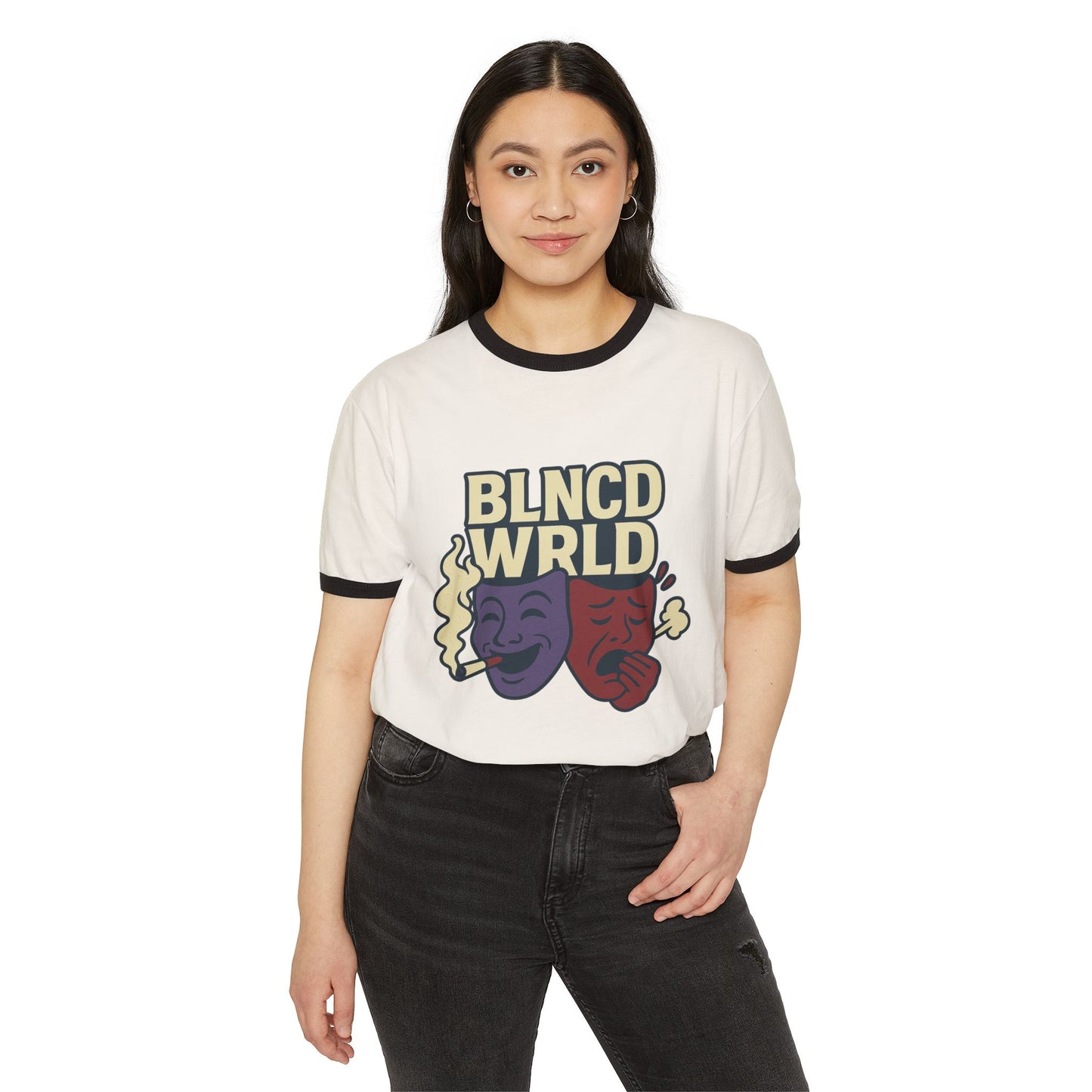 BLNCD WRLD Spectrum Ringer T-Shirt