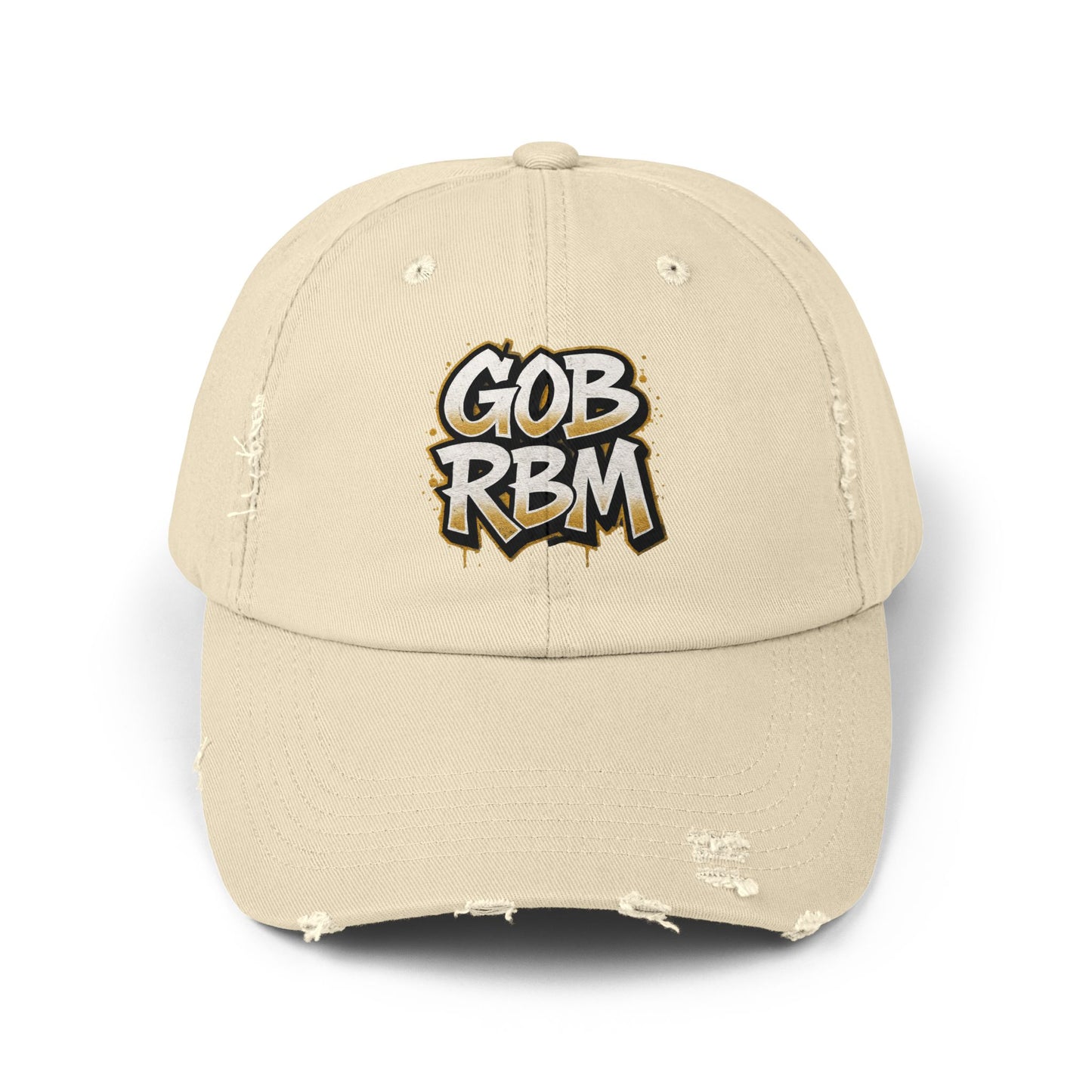 Distressed Cap - Grease that Give No Fucks