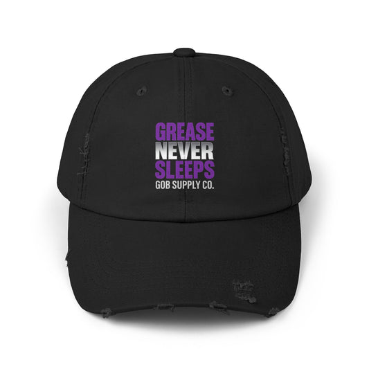 Distressed Cap - Grease that Give No Fucks