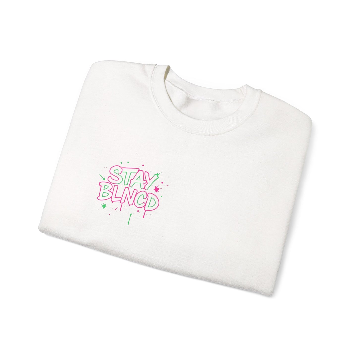 Stay Blended Crewneck Sweatshirt, Trendy Casual Wear, Gift for Friends, Unisex Apparel, Cozy Layering