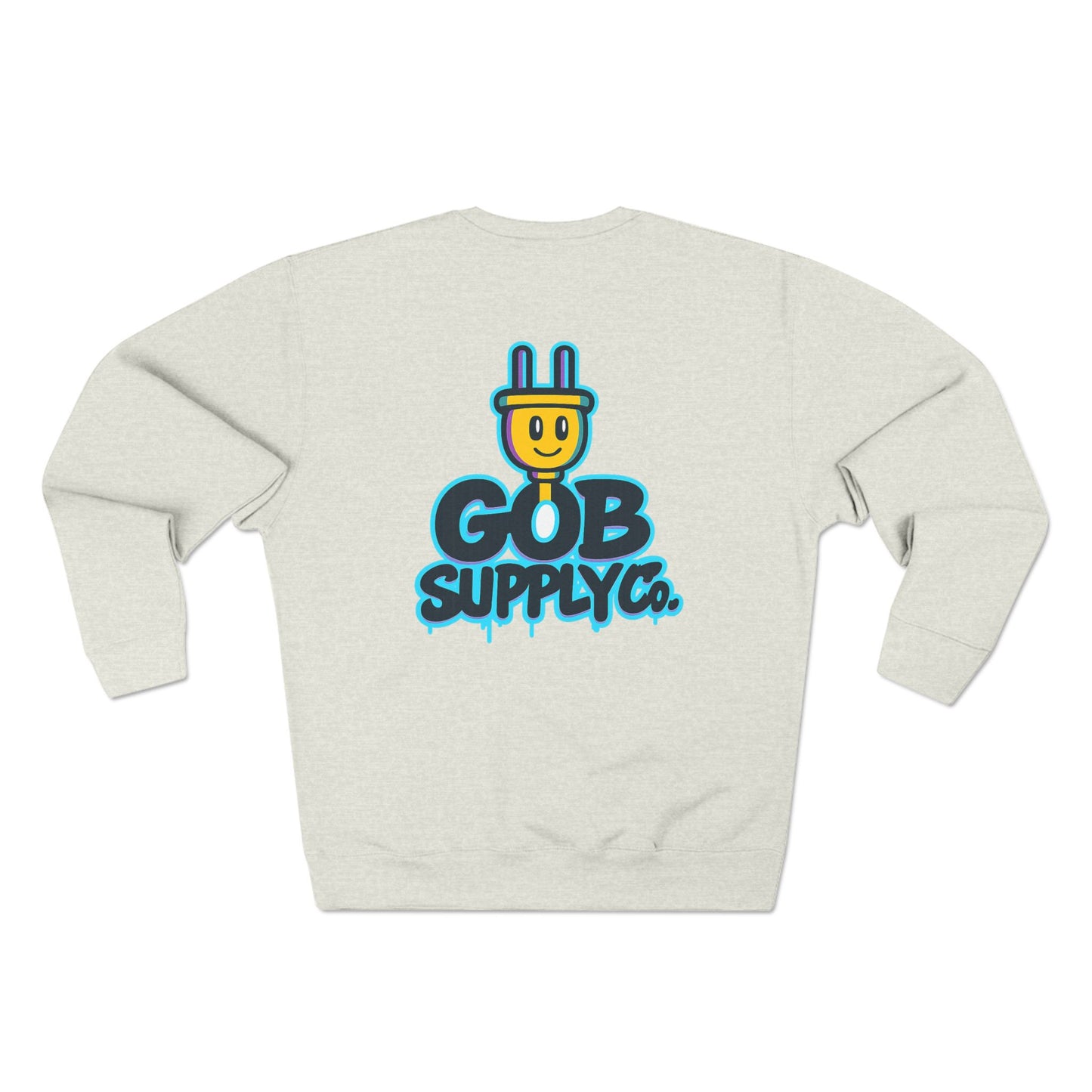 Unisex Sweatshirt GOB Supply CO Plug Tee Design