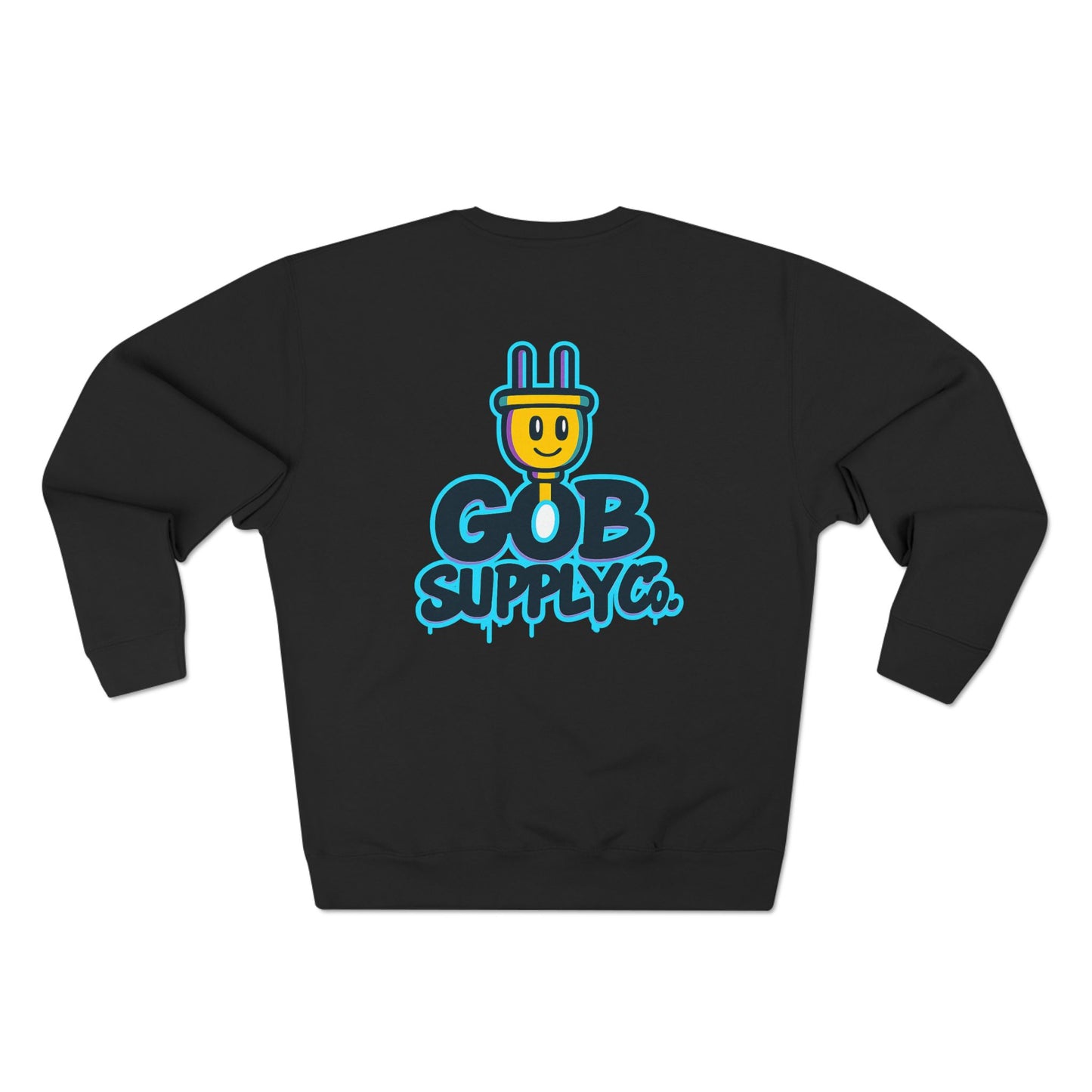 Unisex Sweatshirt GOB Supply CO Plug Tee Design
