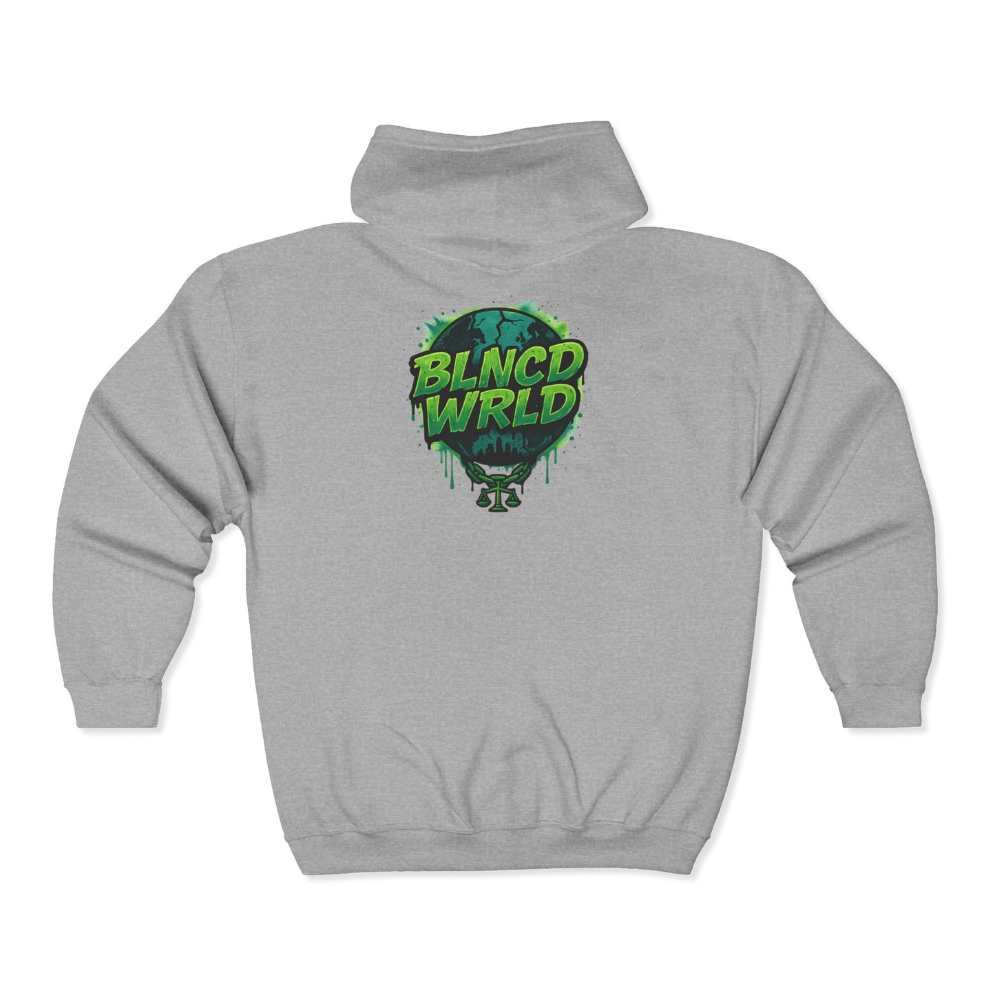 Hoodie BLNCD Your WRLD Unisex Heavy Blend™ Full Zip