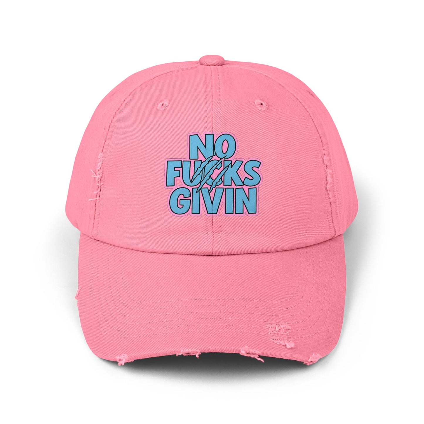 Distressed Cap - Grease that Give No Fucks