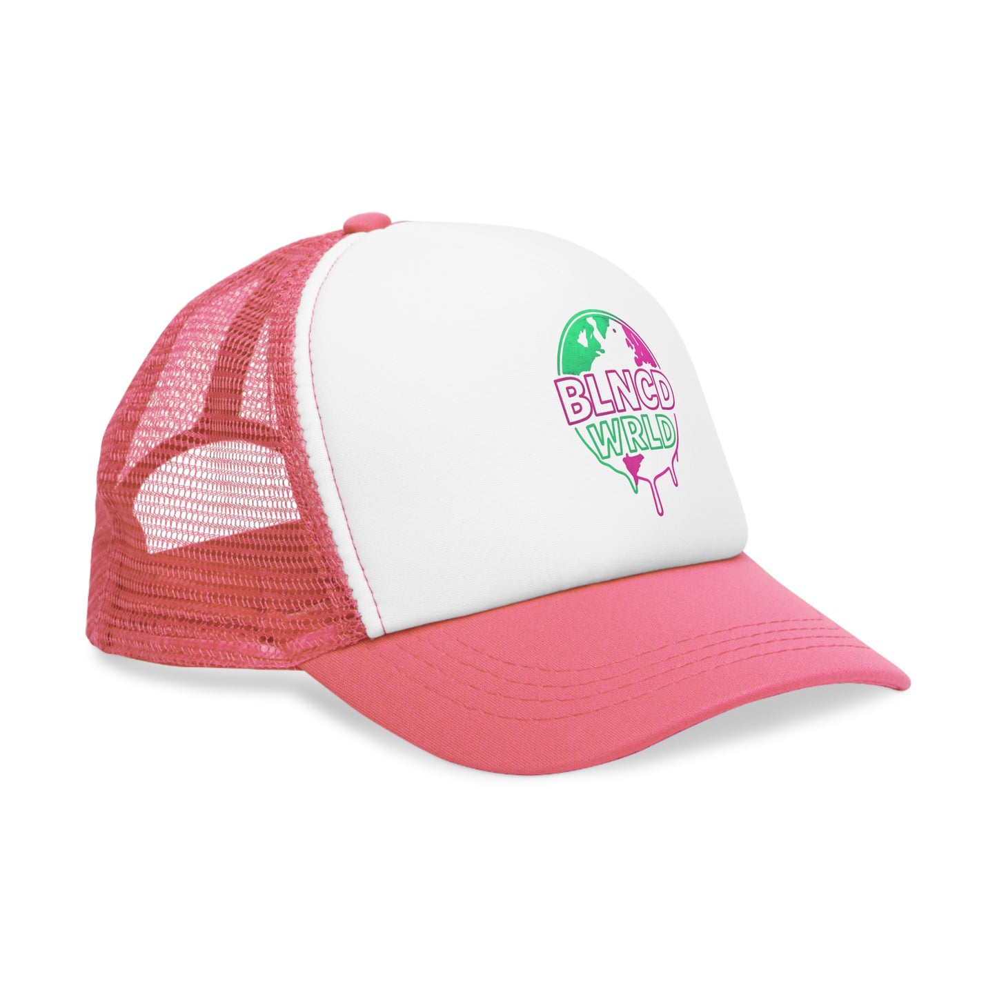 BLNCD WRLD  Mesh Cap for Outdoor Adventures, Adjustable Trucker Hat, Casual Summer Accessory, Perfect Gift for Nature Lovers