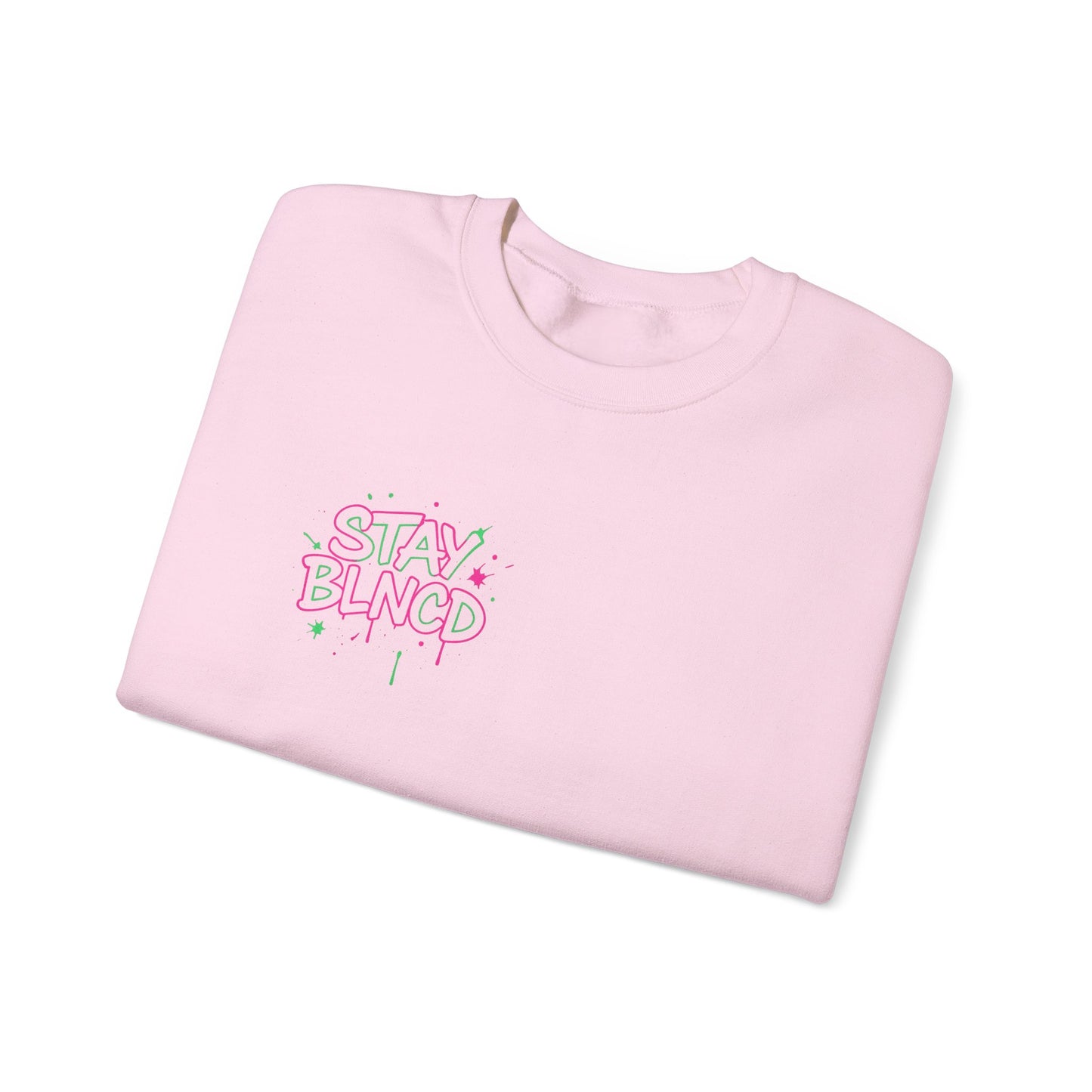 Stay Blended Crewneck Sweatshirt, Trendy Casual Wear, Gift for Friends, Unisex Apparel, Cozy Layering