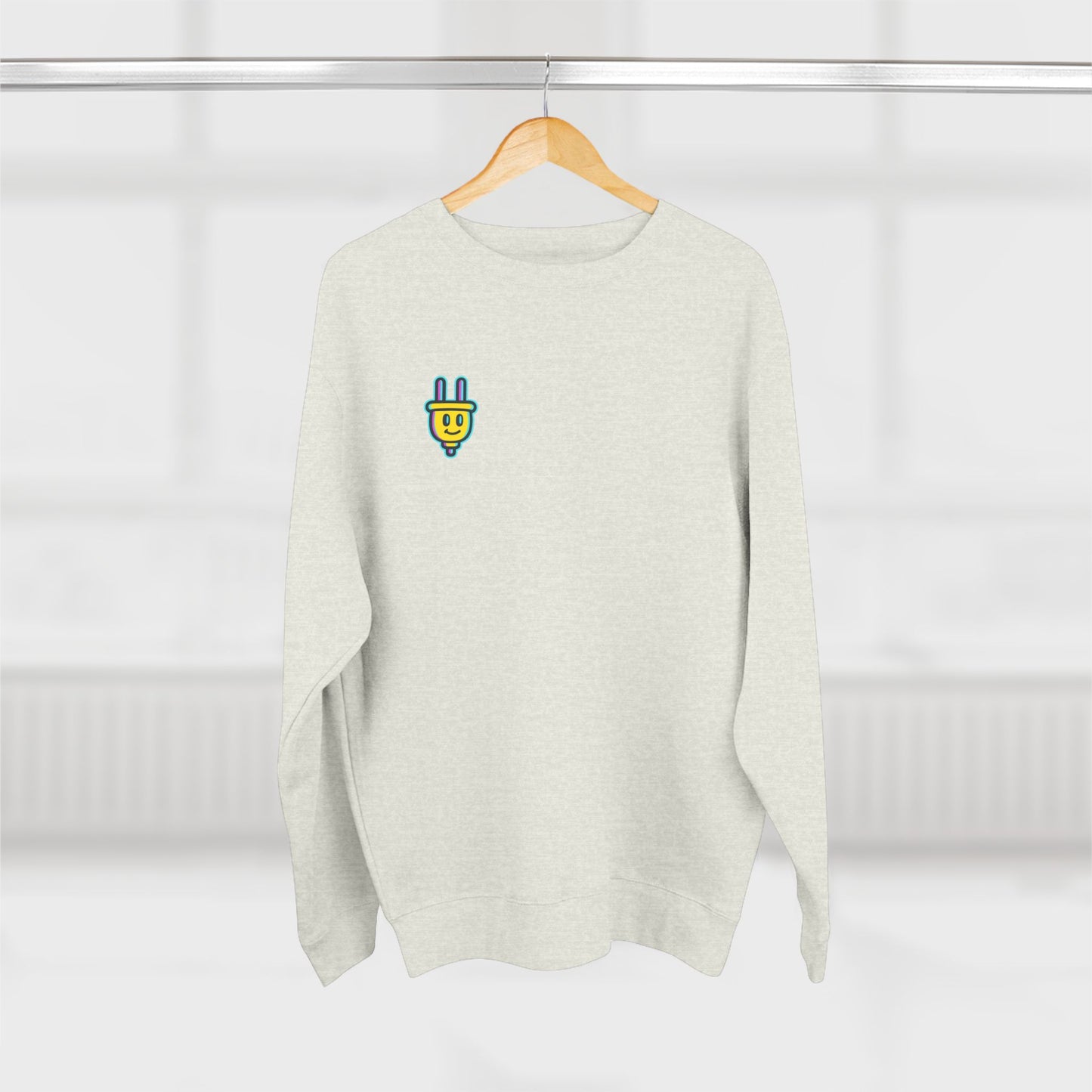 Unisex Sweatshirt GOB Supply CO Plug Tee Design