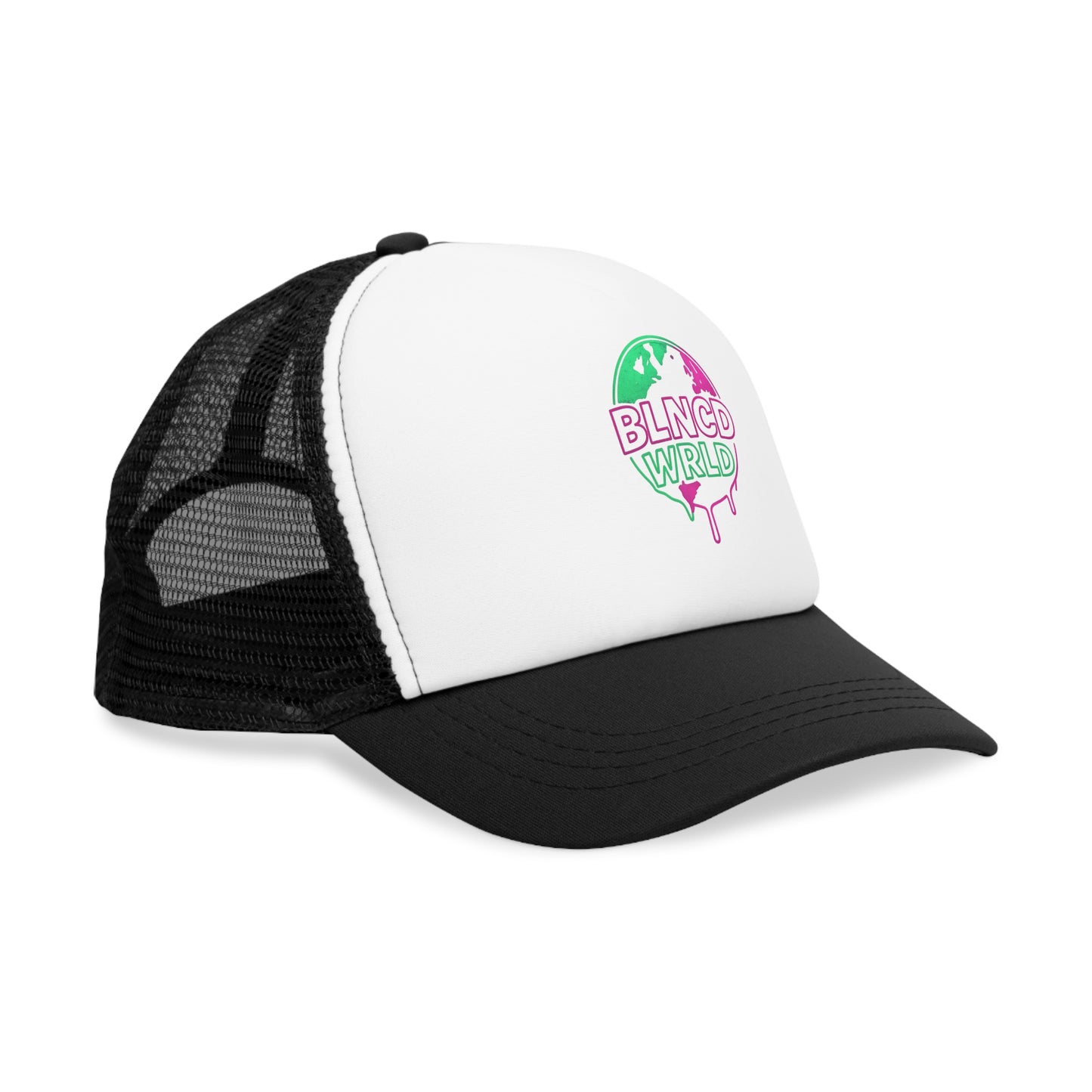 BLNCD WRLD  Mesh Cap for Outdoor Adventures, Adjustable Trucker Hat, Casual Summer Accessory, Perfect Gift for Nature Lovers